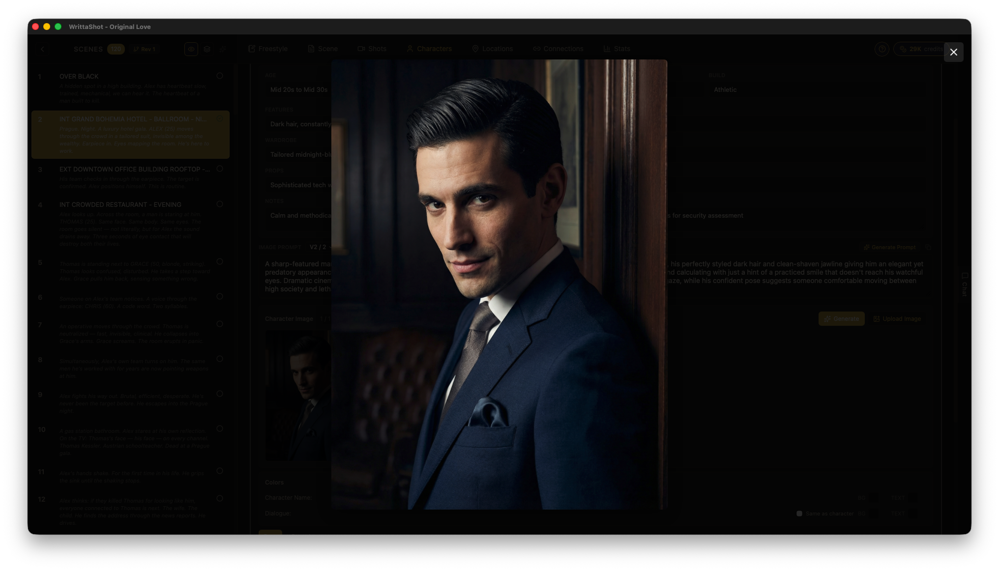 Character portrait fullscreen